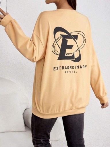 SHEIN Bluza ciążowa z grafiką bez kaptura L