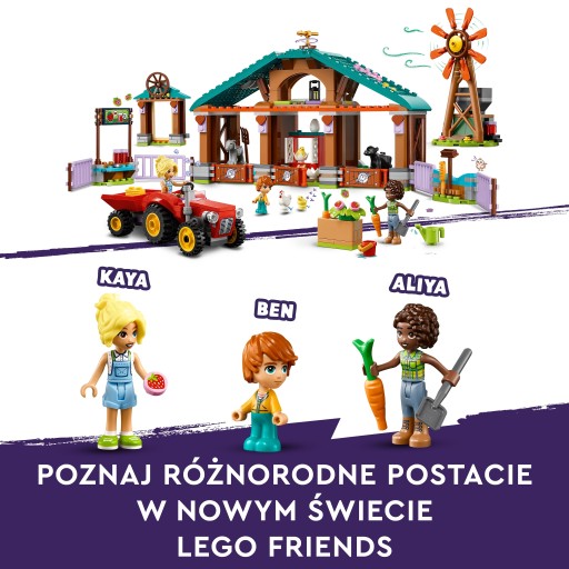LEGO Friends 42617 Фермерский трактор Wiiatrak Animals статуэтки + аксессуары