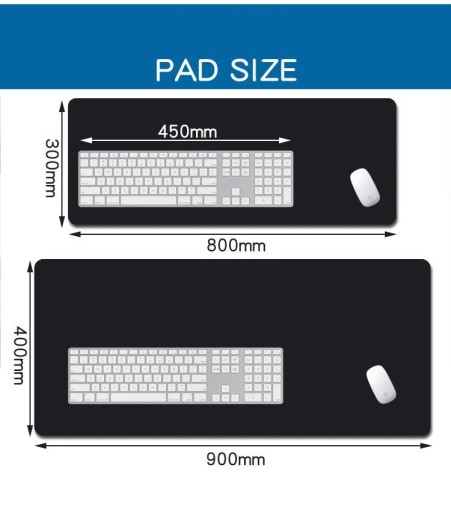 Коврик для игровой мыши очень большой, 80x30 см, игровой коврик для настольной мыши для ноутбука