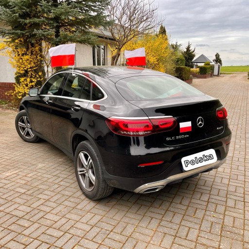 FLAGA POLSKI POLSKA na AUTO Samochód |6 Elementów| ZESTAW na EURO 2024
