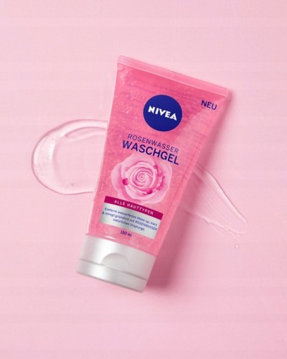 Мицеллярный гель, пенка с розовой водой NIVEA Rose Touch