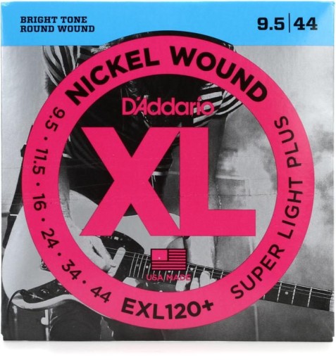 Струны D'Addario EXL120+ 9,5-44 Super Light Plus