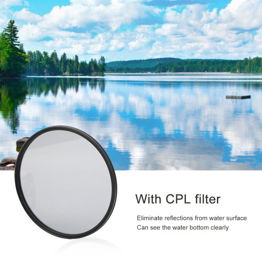 Легкий фильтр для объектива CPL 105 мм из оптического стекла