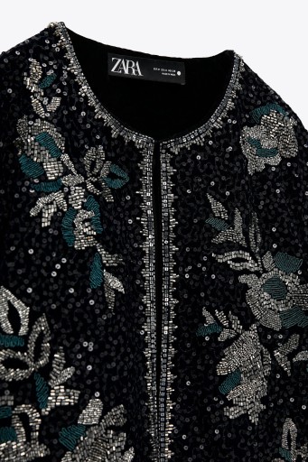 Кардиган Zara с вышивкой, лимитированная серия 36 S