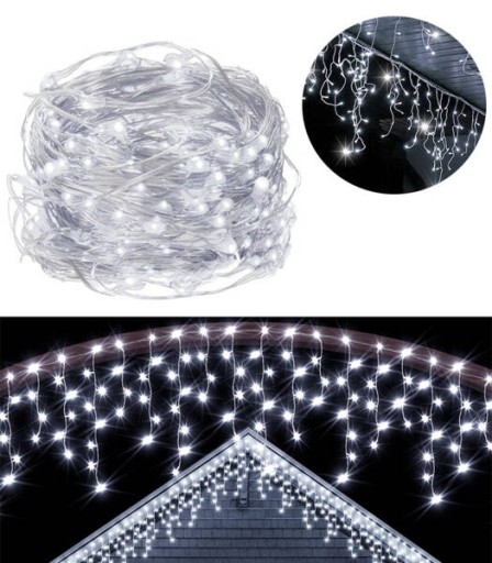 НАРУЖНЫЕ ЛАМПЫ ICILS 500 LED 20M ГИРЛАНДЫ ДЛЯ ШТОР РОЖДЕСТВЕНСКОЕ ОСВЕЩЕНИЕ