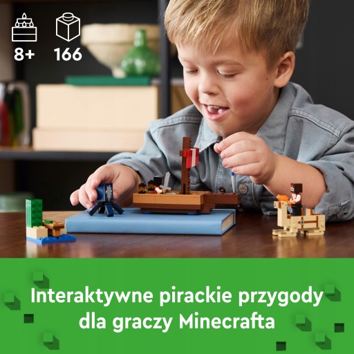 Lego Minecraft 21259 Круиз на пиратском корабле Squid Camel Blocks