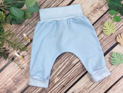 БРЮКИ БЕЗ НОГ МЕШОЧНЫЕ БРЮКИ 68 BABY BLUE /31