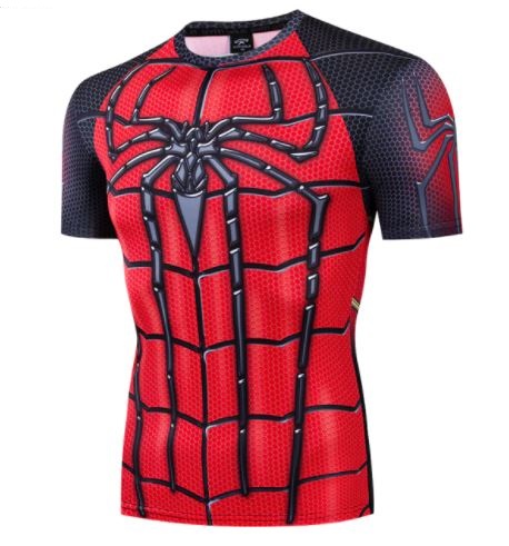 Koszulka termoaktywna siłownia Spiderman Avengers