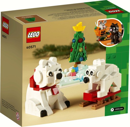 LEGO 40571 Zimowe niedźwiedzie polarne Klocki NOWE