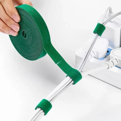 VELCRO TAPE 5M ПРЕМИУМ-ОРГАНИЗАТОР ДЛЯ ОБВЯЗКИ КАБЕЛЕЙ, РАСТЕНИЙ, ЦВЕТОВ