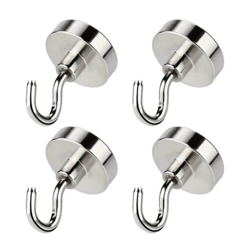 UCHWYT MAGNETYCZNY HACZYK 36x8mm MOCNY MAGNES, WIESZAK HUNTER, UDŹWIG 48KG