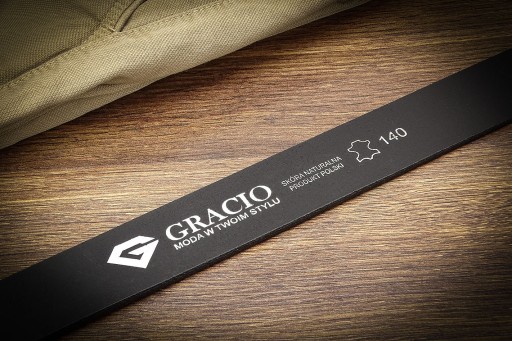 Длинный кожаный мужской ремень Gracio шириной 150 см