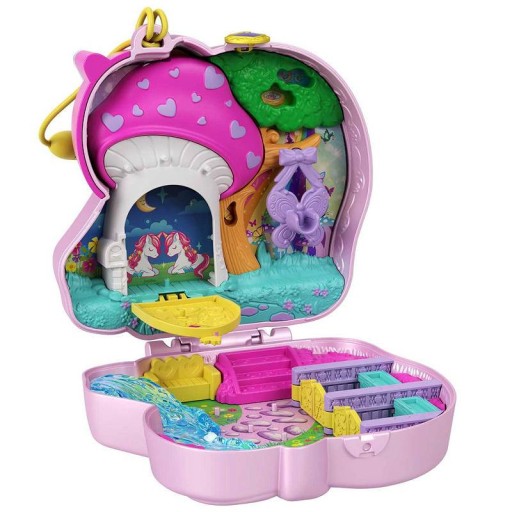 Polly Pocket Unicorn Forest Компактный Mattel
