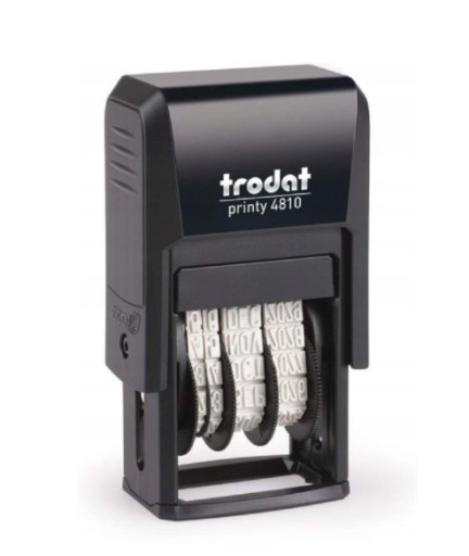 Штамп даты TRODAT PRINTY 4810 POL, польская версия