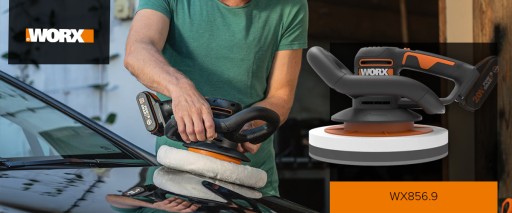 WORX WX856.9 Аккумуляторная полировальная машинка для автомобилей 20 В