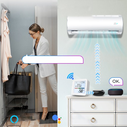 TUYA HIGRO WIFI Датчик ТЕМПЕРАТУРЫ И ВЛАЖНОСТИ