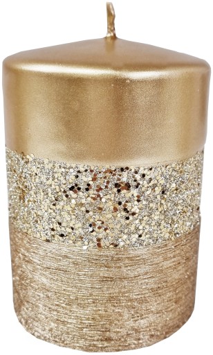 Декоративная СВЕЧА QUEEN GOLD ARTMAN 10 см СВЕЧА