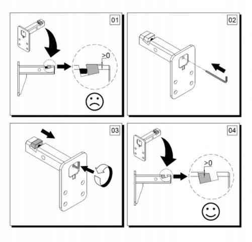 HAK HOLOWNICZY ADAPTER USA KULA 51x51 mm HUMMER