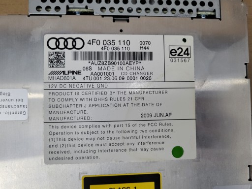AUDI A4 A5 Q7 A6 C6 ЛИФТ-ЧЕЙНДЖЕР 4F0910110