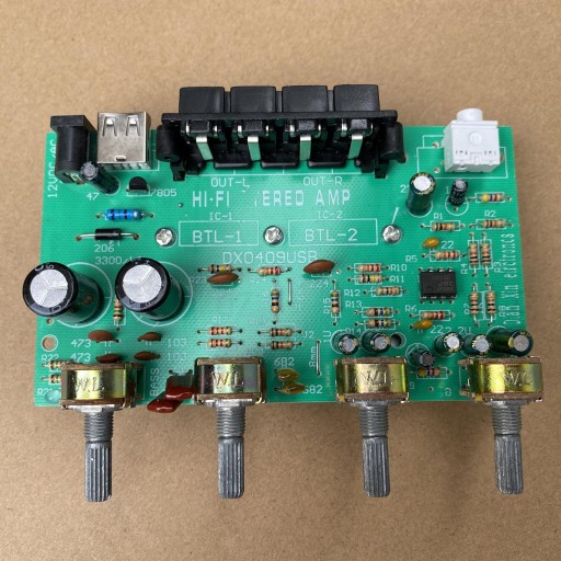 Звуковая карта Dx0409, двухканальное стерео, 12 В постоянного тока