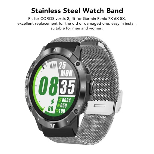 РЕМЕНЬ GARMIN FENIX 7X/6X/5X 26 ММ