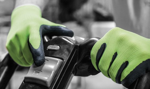 STALCO Rękawice poliestrowe S-Latex foam 9