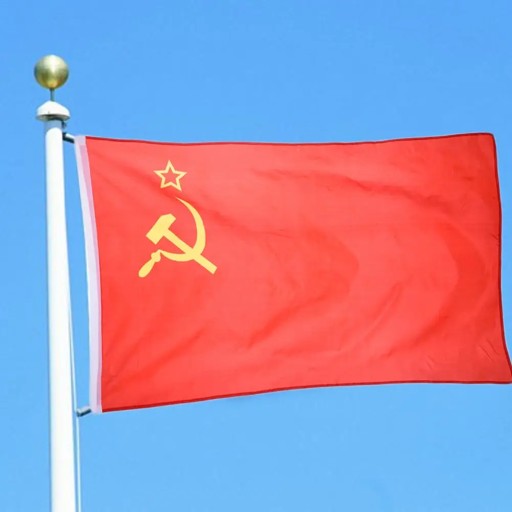 Красный флаг CCCP 90x150CM Union Socialis