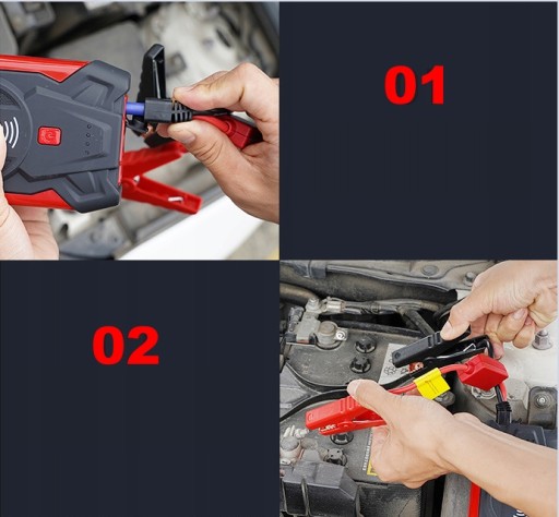 PowerBoost Jump Starter Powerbank Booster 20000mAh do odpalenia Samochodu