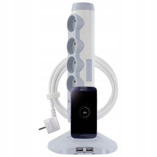 LEGRAND Przedłużacz pionowy wieża 2xUSB 1XMICROUSB