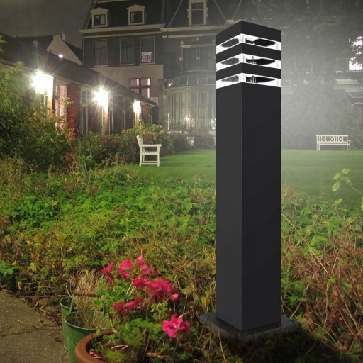 TEKSAS 44 lampa stojąca czujnik ruchu i zmierzchu