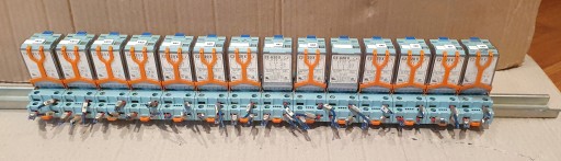 Релейная планка RELECO C2-A20X с розеткой, 14 шт.