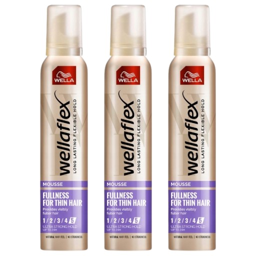 Пенка для волос Wellaflex Fullness 3x200 мл