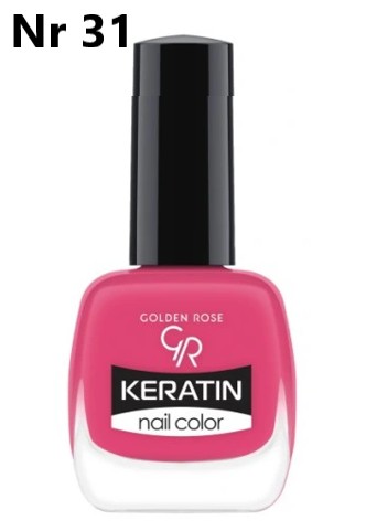 Кератиновый лак для ногтей Golden Rose Keratin 31