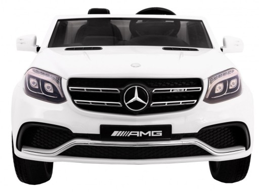 Детский автомобиль на аккумуляторе Mercedes AMG GLS63 Белый + Крашенный + 4х4