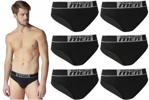 6X ТРУГИ GATTA ИЗ ХЛОПКА, ЧЕРНЫЕ, XL
