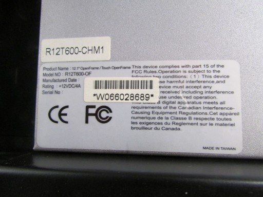 Panel monitor NUM 1060 12,1