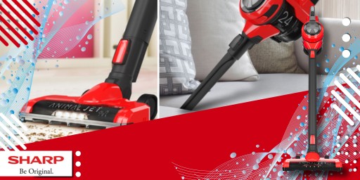 БЕСПРОВОДНОЙ ПЫЛЕСОС Sharp STRONG PARTY CARPET SA-VP1551BR TURBO