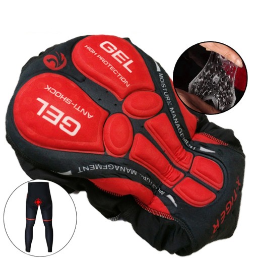 Мужской велосипедный костюм Комплект для велоспорта с гелевой вставкой Thermal HARNESS L