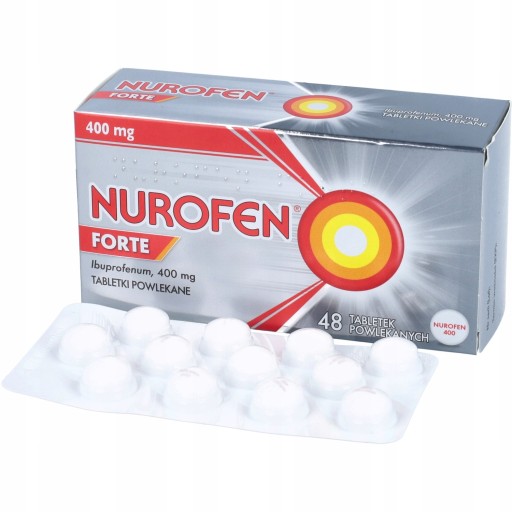 Nurofen Forte Ibuprofen 400 мг вкладка покрыта 48 шт.