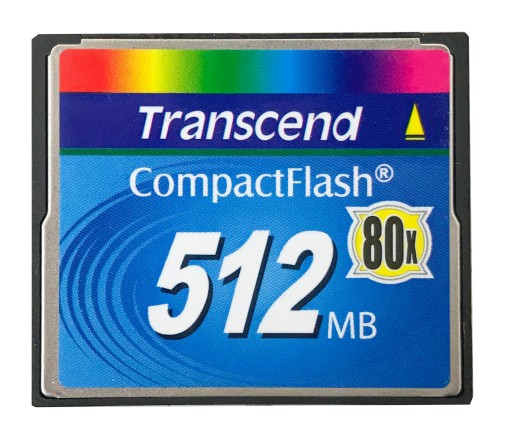 Карта памяти Transcend CompactFlash 512 МБ 80x
