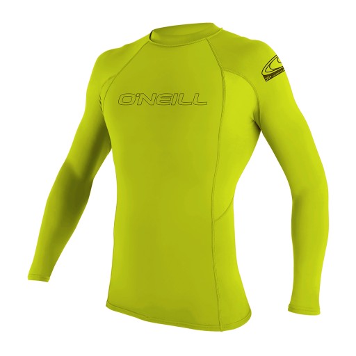 Детские плавки для плавания O'Neill Basic Skins LS Rash Guard салатовый 8 с длинным рукавом