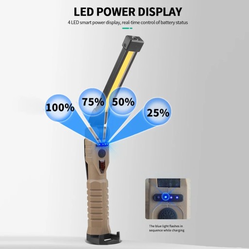 ФОНАРЬ Мастерская Лампа Магнит COB LED
