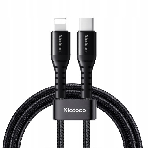 MCDODO ЗАРЯДНОЕ УСТРОЙСТВО USB-C LIGHTNING КАБЕЛЬ БЫСТРОЙ ЗАРЯДКИ ДЛЯ IPHONE 13 14 1M