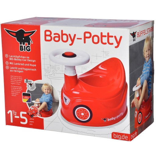 POTTY CAR ИНТЕРАКТИВНЫЙ СИГНАЛ КРАСНЫЙ РУЛЬ RIDE DRIVE BOBBY CAR BIG
