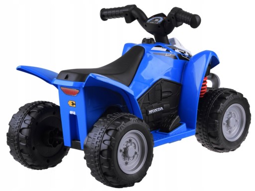 Квадроцикл на аккумуляторе, лицензия Honda, эко-кожа, светодиод, синий двигатель 30 Вт, 6 В.