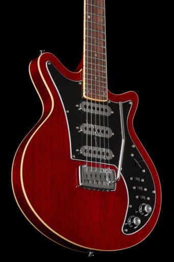 Harley Benton BM-75 Trans Red Deluxe Series