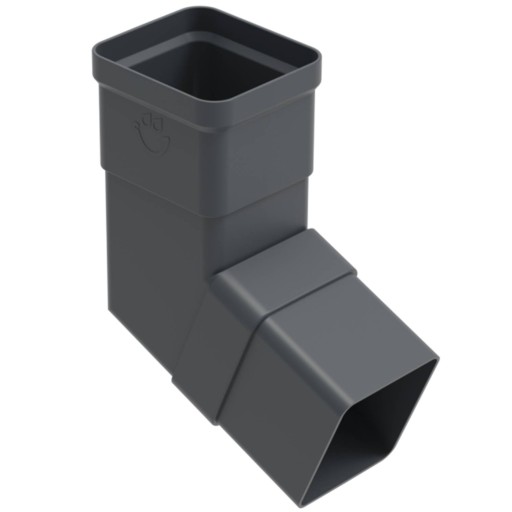 Galeco PVC2 Графит 7021 Необычное боковое колено 70x80