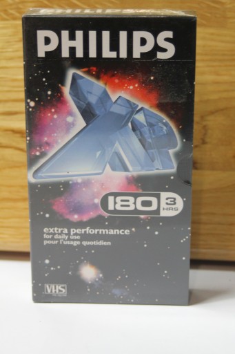 Кассета Philips 180 минут VHS /Новая/