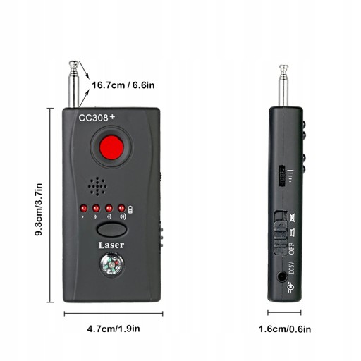 Детектор шпионских камер GPS и GSM