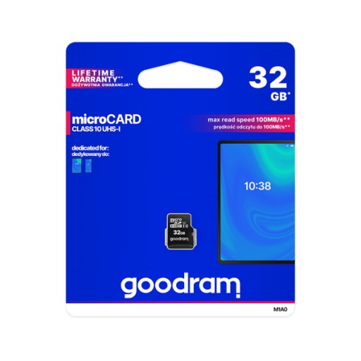 КАРТА ПАМЯТИ GOODRAM MICROSD 32 ГБ КЛАСС 10 UHS-I